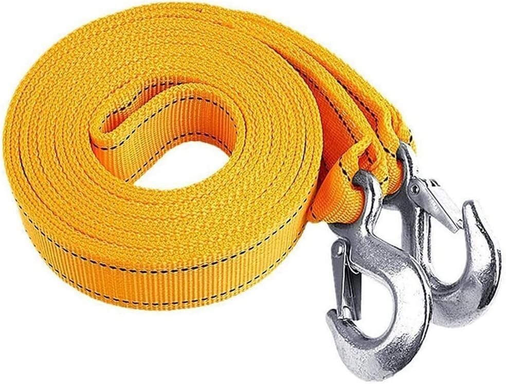 Sangle de remorquage nylon 5t 5m câble traction pour remorque de voiture