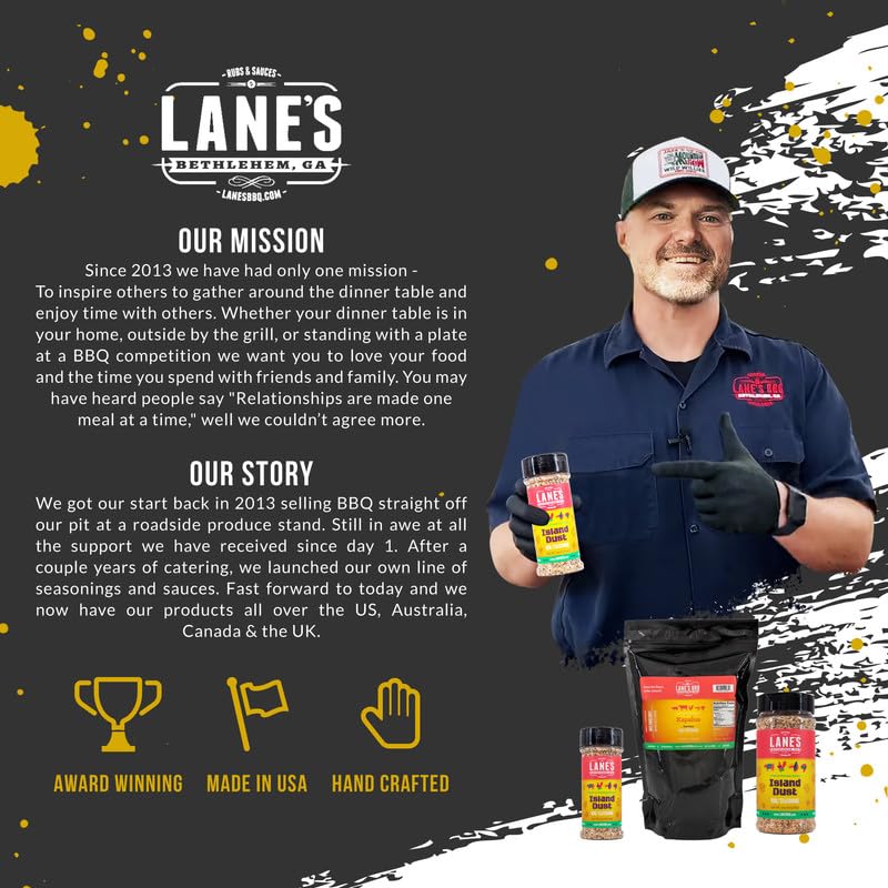 Miniatura 8 de Lane's Island Dust Rub Alaea - Sal de condimento de sal marina hawaiana, especias de sal marina roja hawaiana totalmente natural para mariscos y