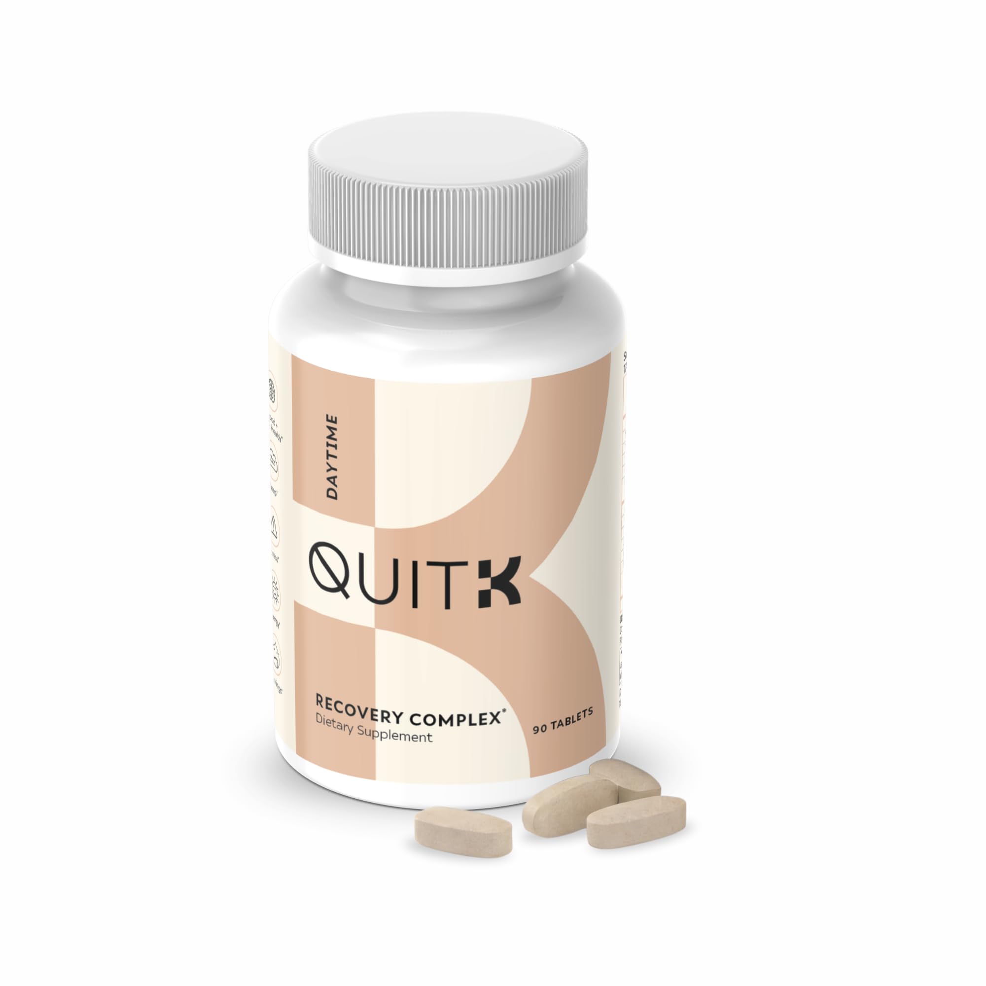 Withdrawal and Detox Support Daytime Recovery Complex – Energy, Stress, Mood, & Craving Support – Daily Supplement - Magnesium Glycinate, Ashwagandha, GABA, L-Theanine, Agmatine & More Daytime - 30 Day Supply