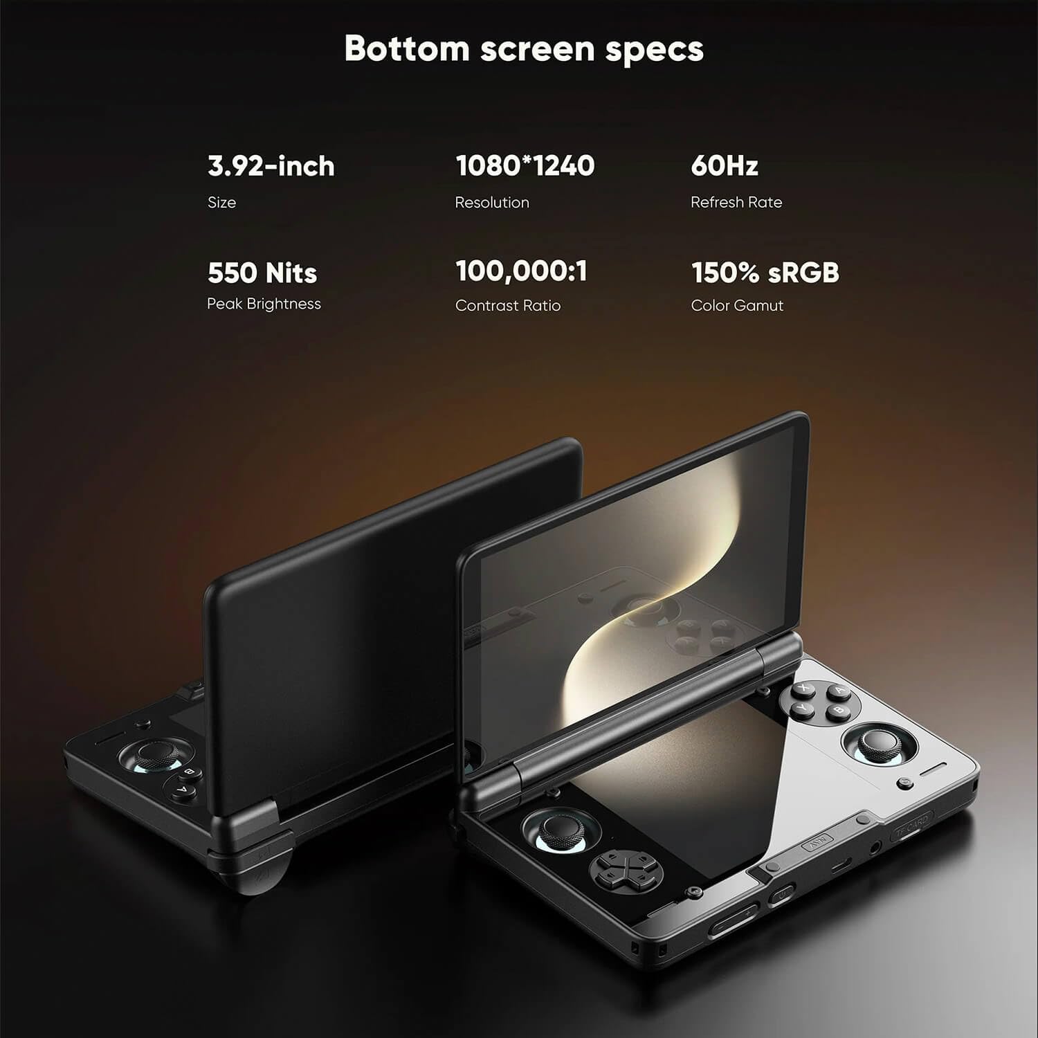 その他 AYN Thor Base Snapdragon 8 Gen 2 AYN Thor Base Dual-Screen Clamshell Gaming Handheld | Snapdragon 8