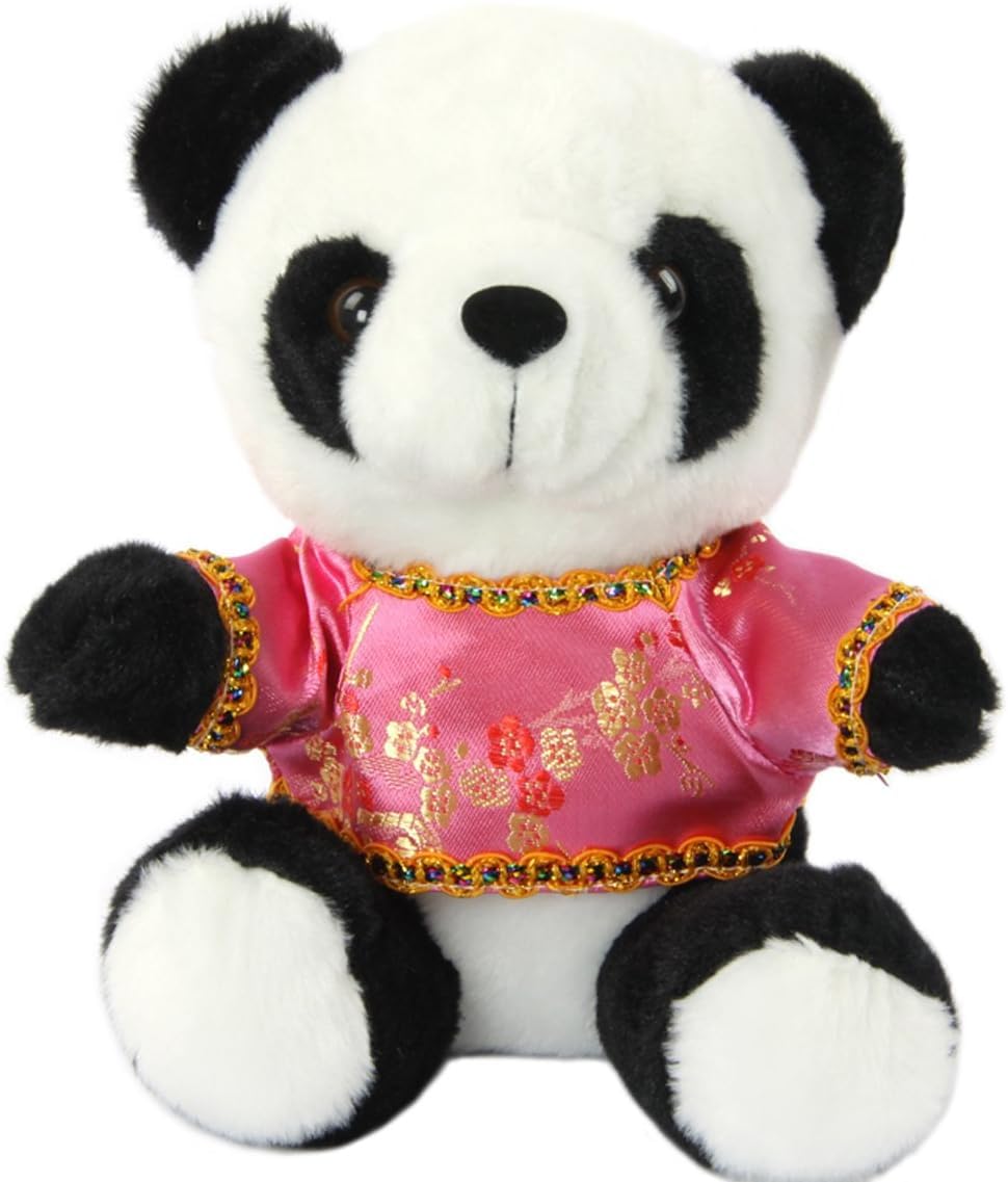 Cuddly Big Soft Toys Wear Chinese Costume Panda Doll Plush Panda Stuffed Animals Cushion Toy Doll Panda Plushie