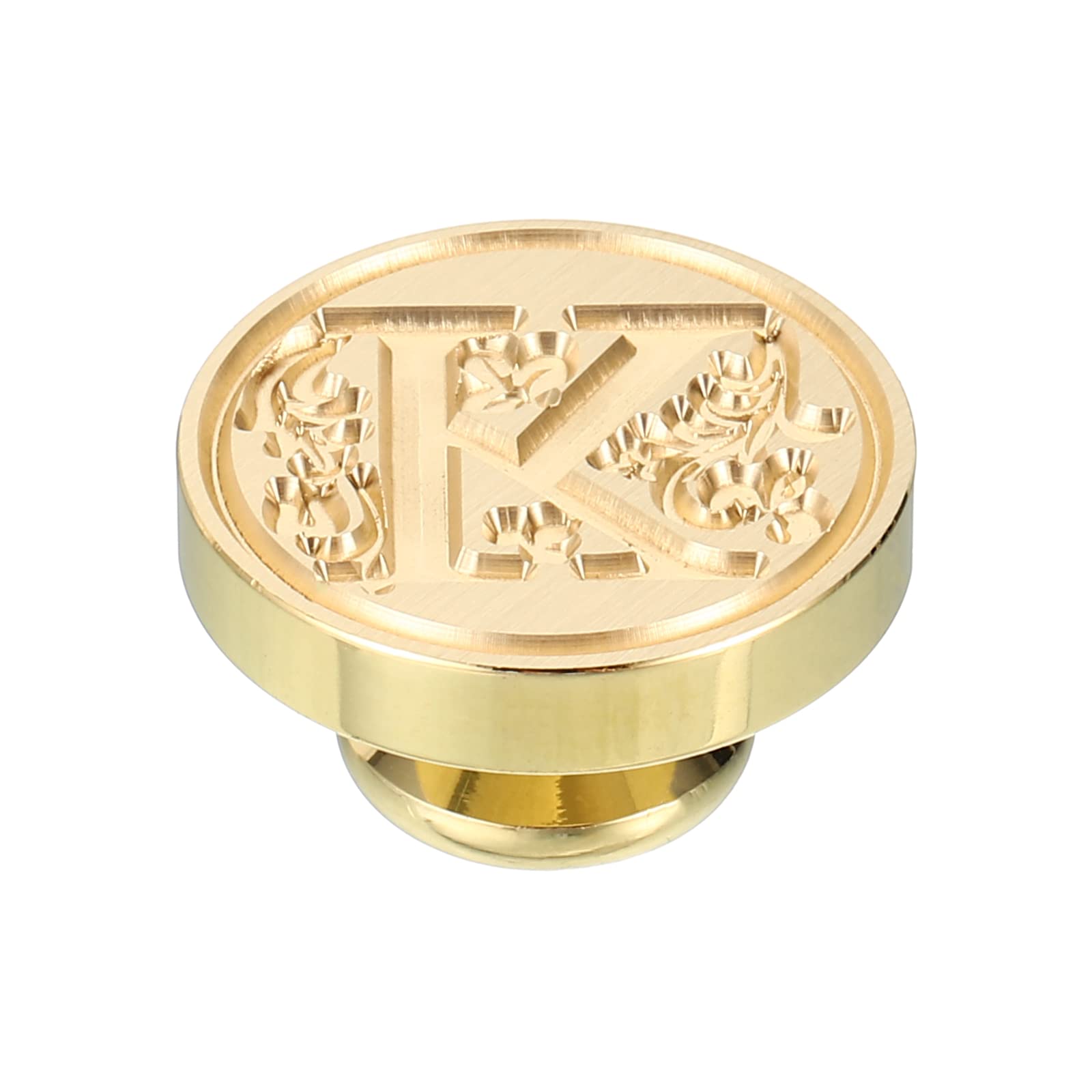 PATIKIL Alphabet K Wax Seal Stamp, Initial Letter Sealing Wax Stamp Classic Retro Brass Head for Envelope Invitation Cards - Image 3