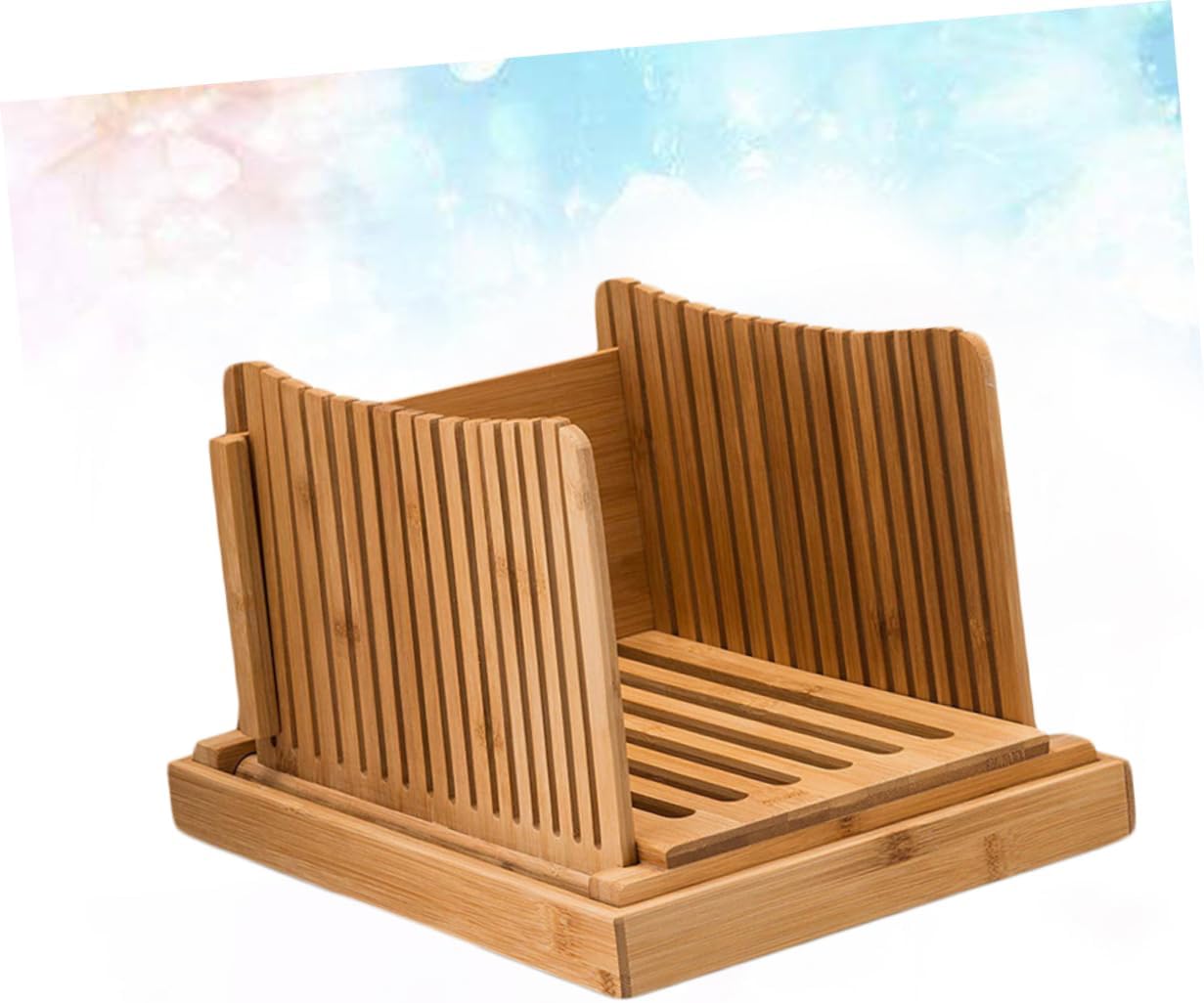 Alipis Bread Slicing Guide Bamboo Slicer Loaf Bread Slicer Sandwich Compact for Home