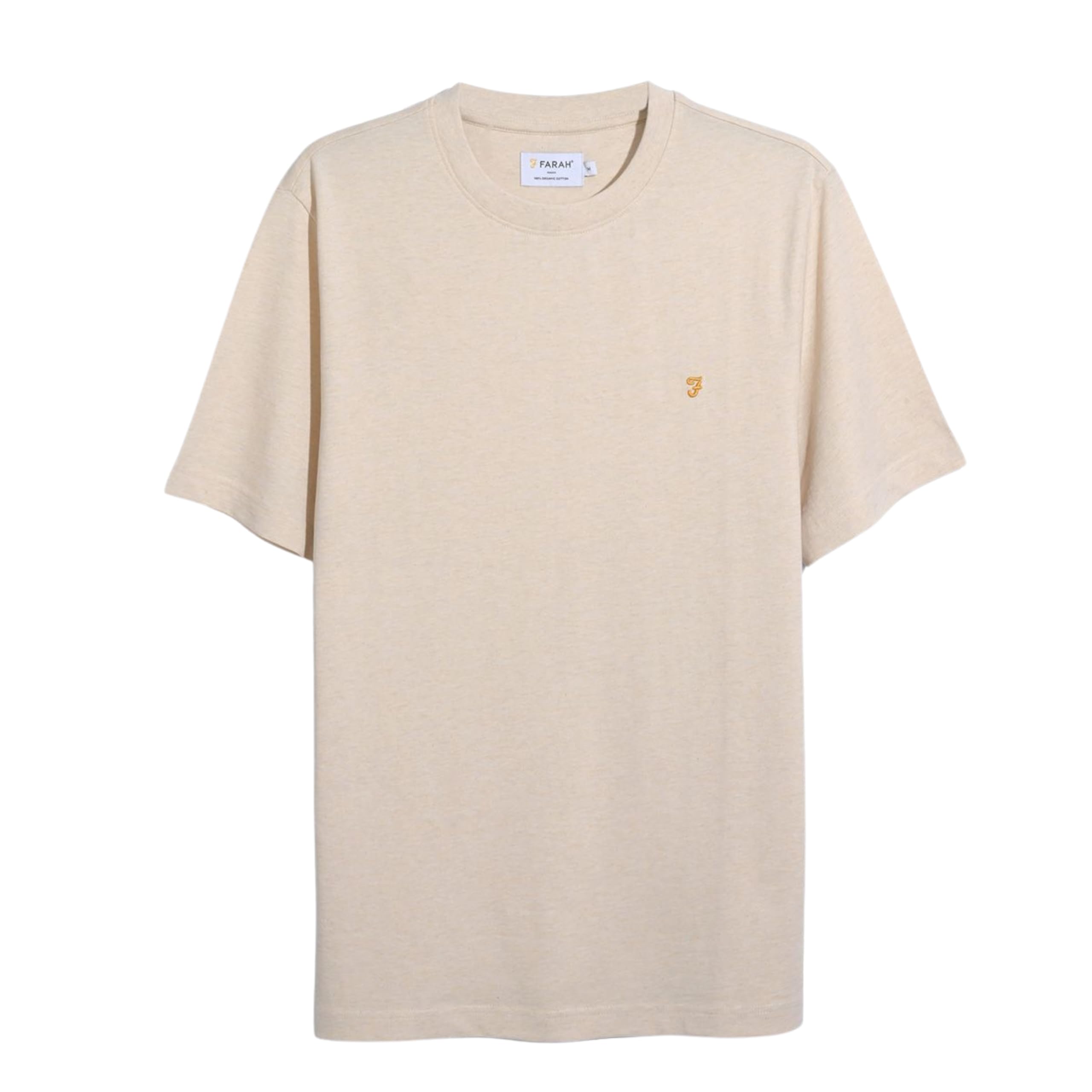Farah Men's Danny T-Shirt, L, Birch Grey Marl