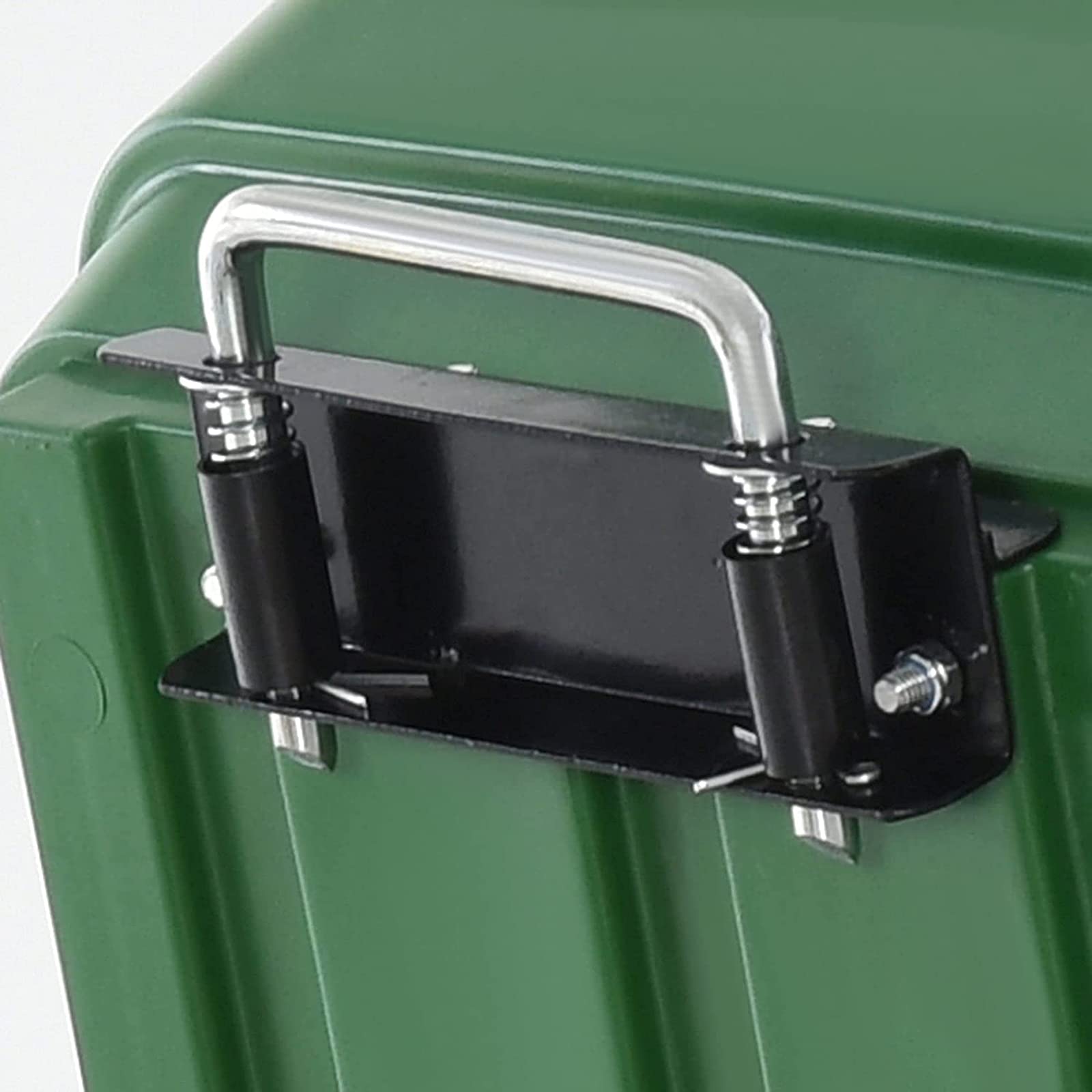 Duży wózek ogrodowy Heavy Duty, 4-kołowy wózek z wywrotem Taczka Ciężarówka z wywrotem Przyczepa Patio Magazyn Farm Wagon Skuter DIY Wózek z przyczepą, zielony, M