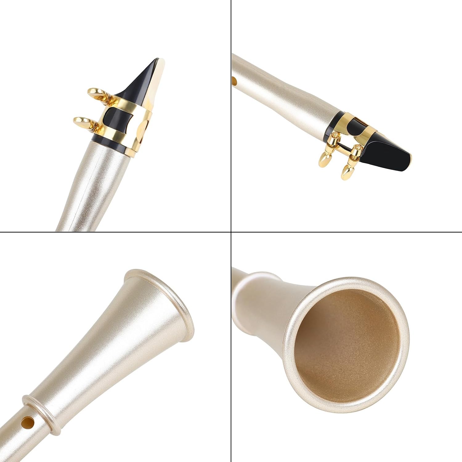Small E-Flat Saxophone Woodwind Instrument Pocket Saxophone Portable Simple Sax For Adult Students Beginners