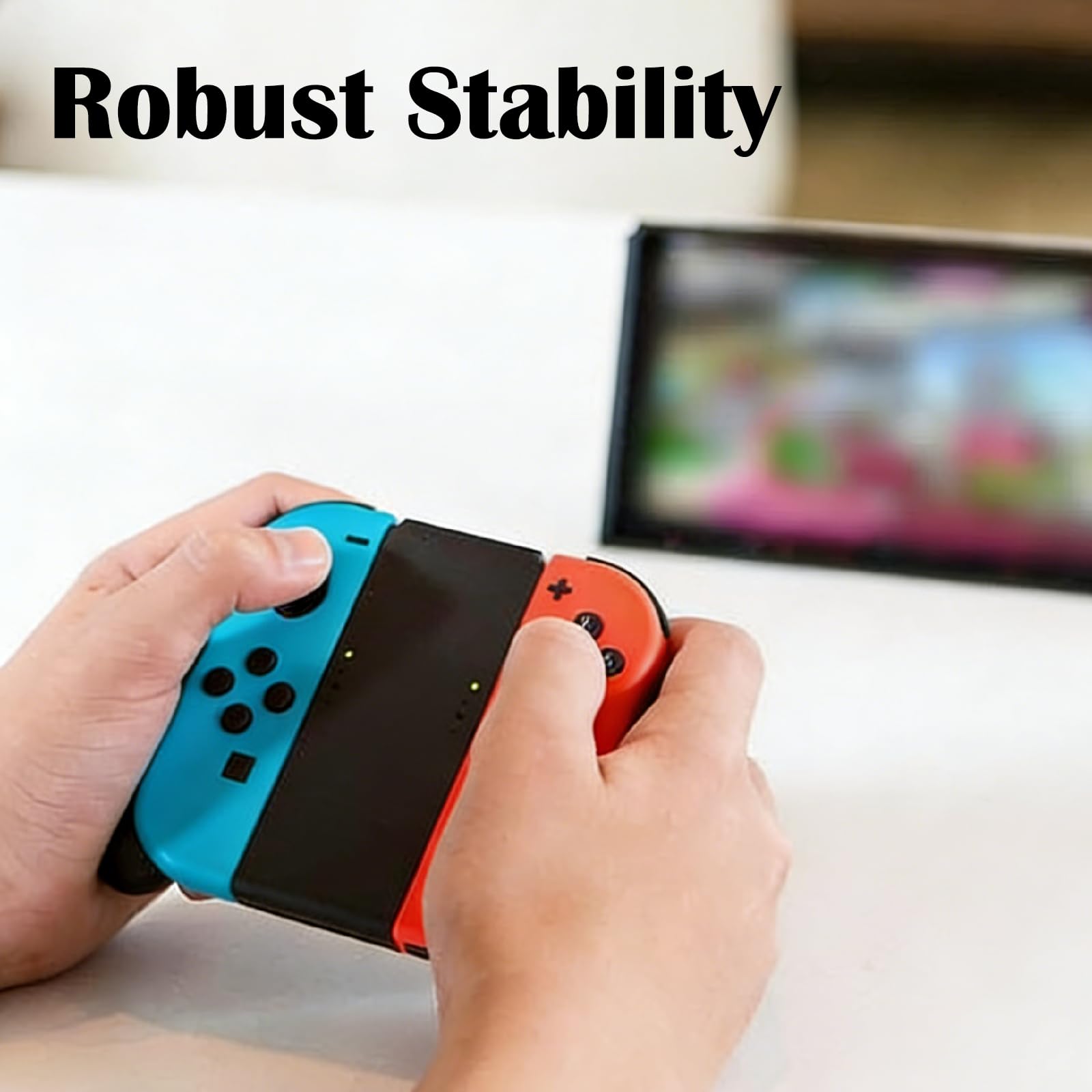 YANAJIAJIA Compatible with Nintendo Switch Stand – Replacement Repair Spare Part, Foldable Back Shell Holder, Black (Pocket Size 6x2cm) - 5