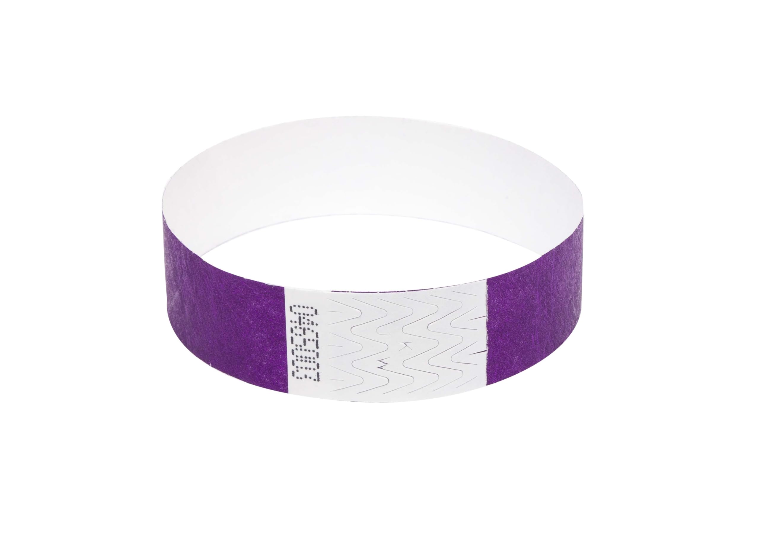 1000 x Tyvek Wristbands Waterproof, Tear-Resistant Event Wristbands for Parties, Events, Festivals, Crowd Management (Purple, 19 mm (3/4 inch))