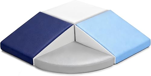 Miniatura 10 de Bloques de Espuma de Escalada para Niños Pequeños: Bloques de Espuma de Cuero PU para Juego Activo de Niños - Juguetes de Escalada para Niños