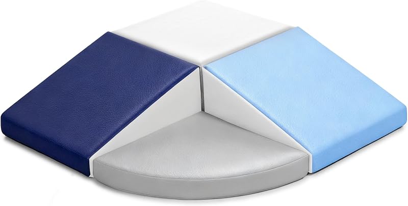 Sumbababy Climbing Foam Blocks for Toddlers: PU Leather Foam Blocks for Kids Active Play - Toddler Climbing Toys Indoor - Durable Playground Gym Preschool Toddler Toys for Boys and Girls