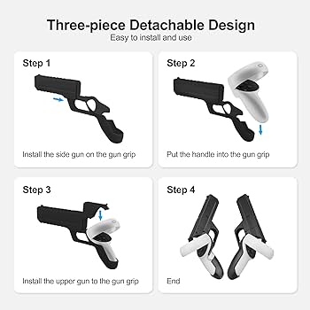 Amazon.co.jp: Esimen Quest2用のコントローラーのゲームガンシェル