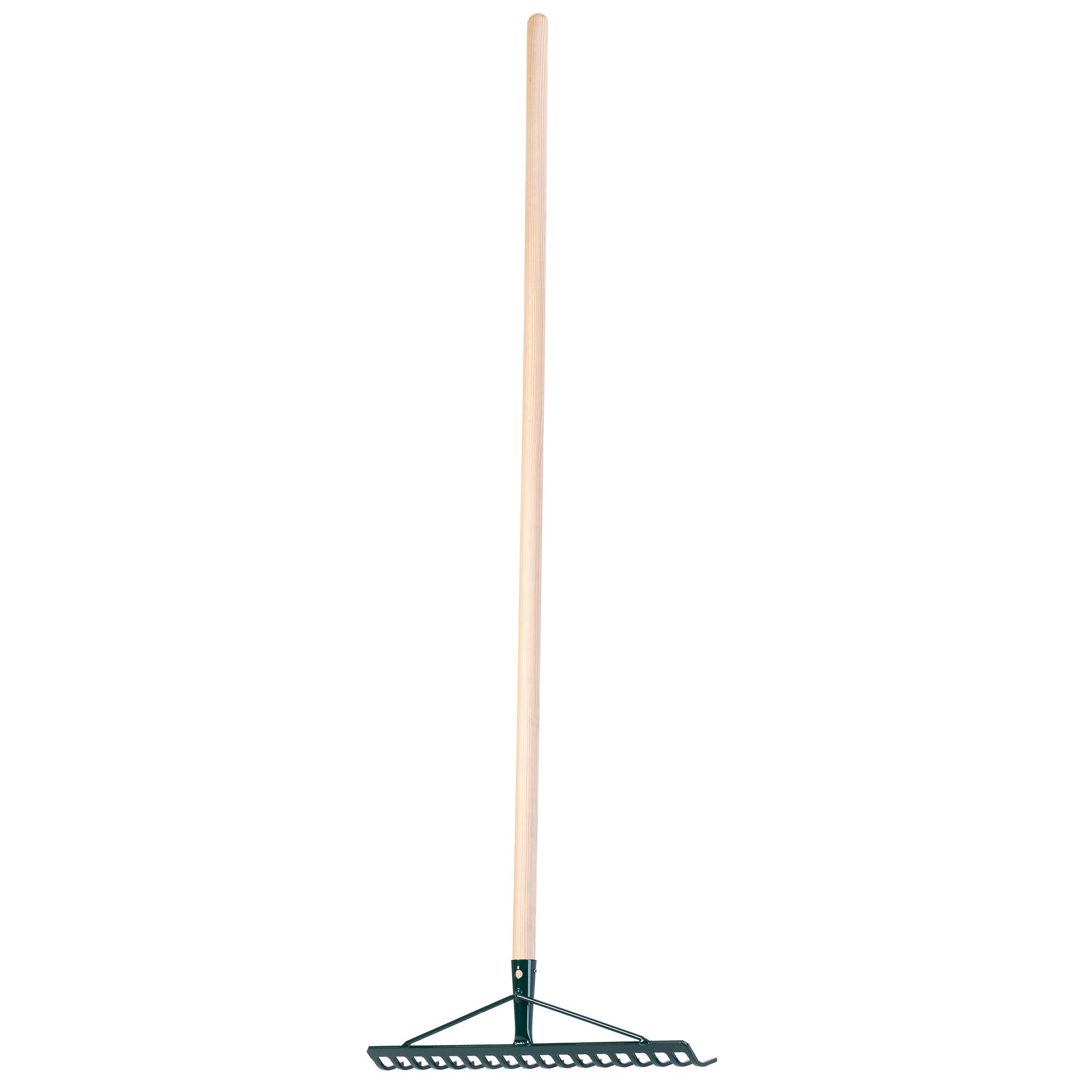 KADAX Rastrillo ancho para jardín, bancal, césped, rastrillo de jardín, rastrillo de hierro, rastrillo de metal, rastrillo de hojas, escoba de hojas, herramienta de jardín, rastrillo de heno,
