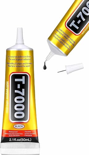T-7000 Professional Adhesive Black Glue for Cellphone LCD Repair 110ml High-Performance Waterproof Adhesive for Precision Repairs, Perfect for Phone, Electronics