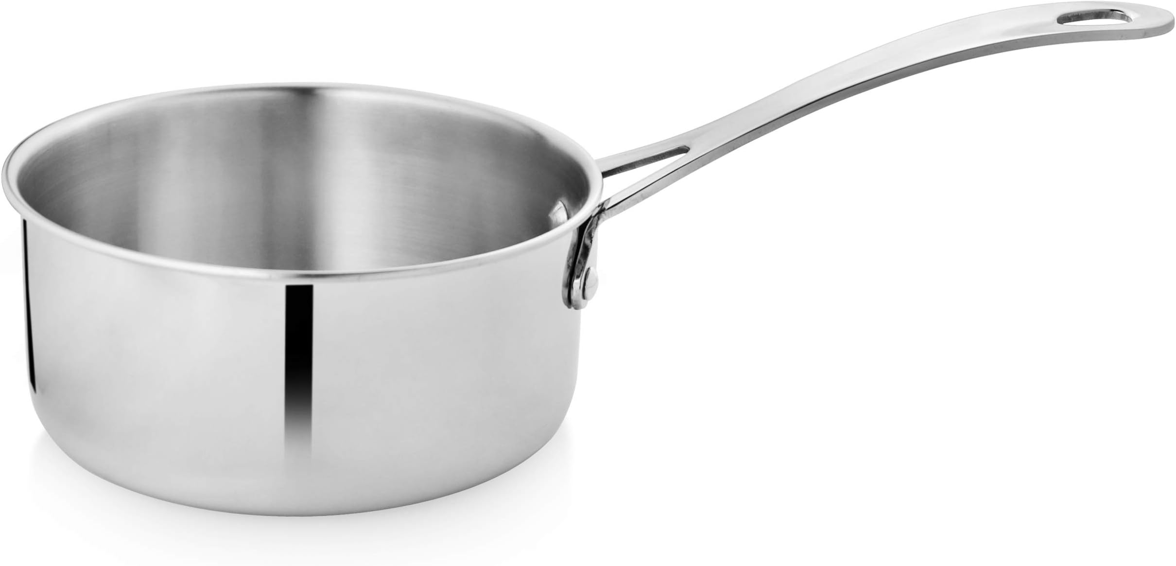 Vinayak InternationalStainless Steel Sauce Pan, Sauce Pot, Milk Pan 1 Pc Dia - 15 cm Capacity - 1000ml