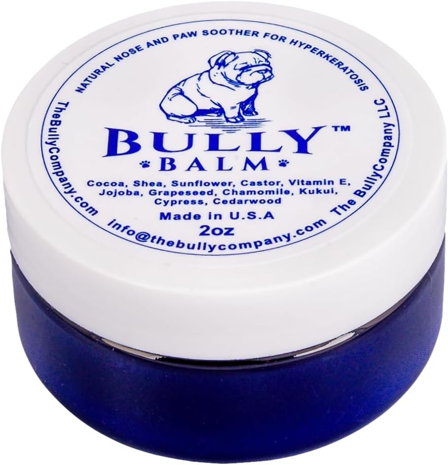 Bully Balm Dog Paw Snout Soother - Helps Heal Dry Cracked Nose and Paws - All Natural Healing Original Formula - Hyperkeratosis Ointment for Bulldog and Dogs