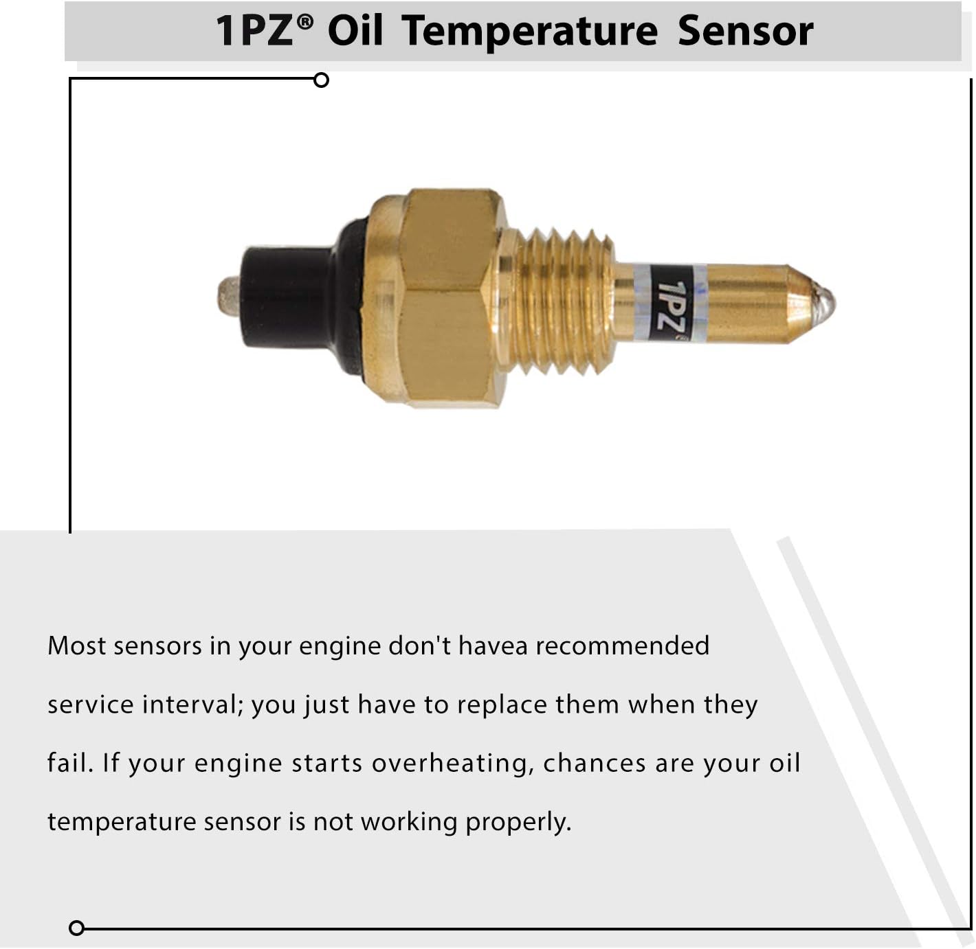 1PZ TX4-S05 Oil Temperature Sensor Replacement for Honda TRX300 350 400 450 500 Foreman 350 400 450 500 Rubicon 500 FourTrax 300 350 Rancher 350