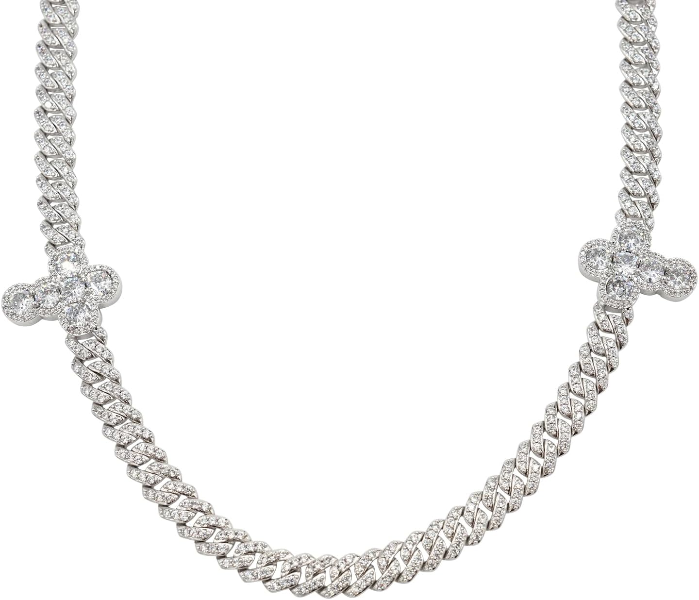 GLD Shop Diamond Prong Cuban Necklace