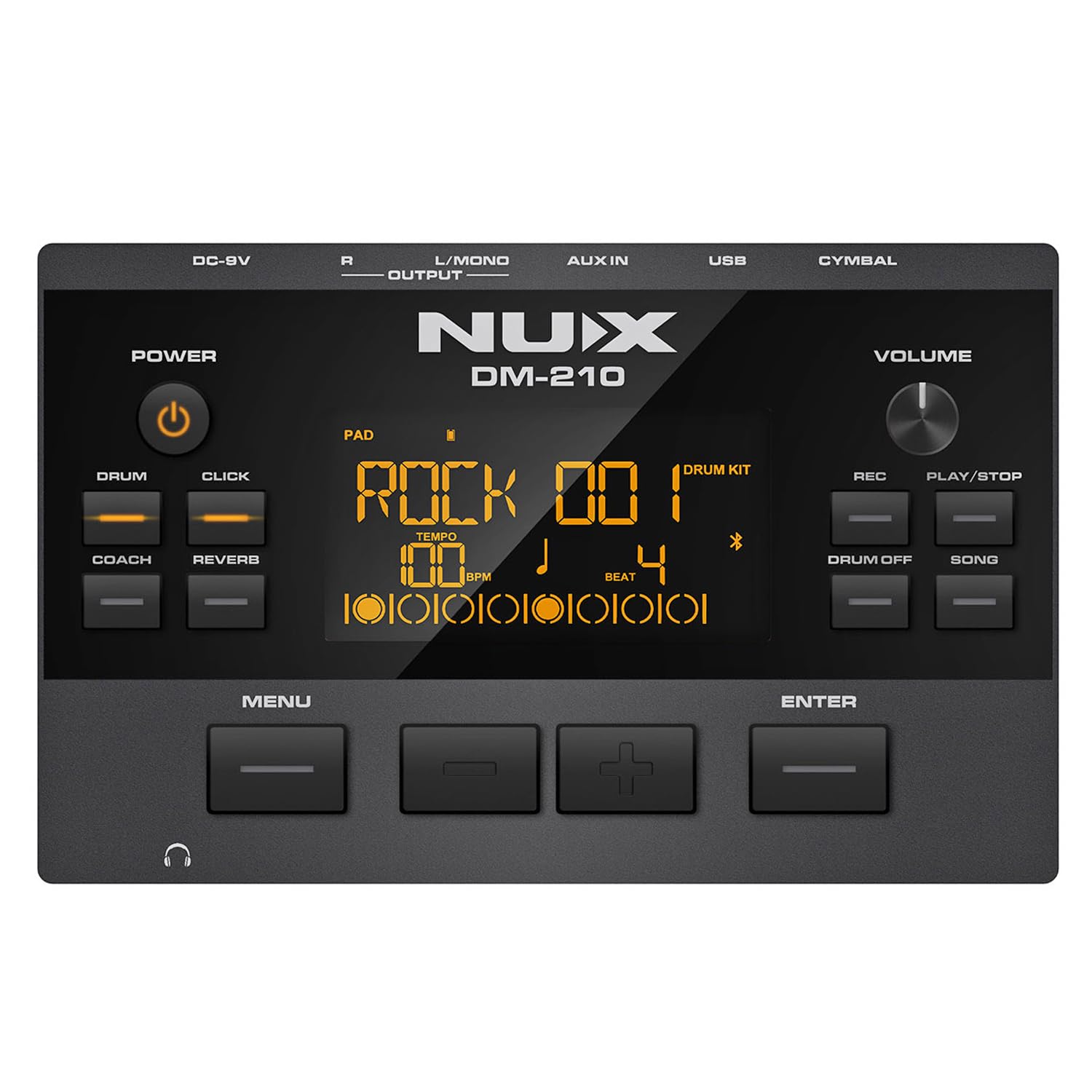 Nux DM-210 E-Dum elektronisches Schlagzeug Drumset + keepdrum Zubehör-Set