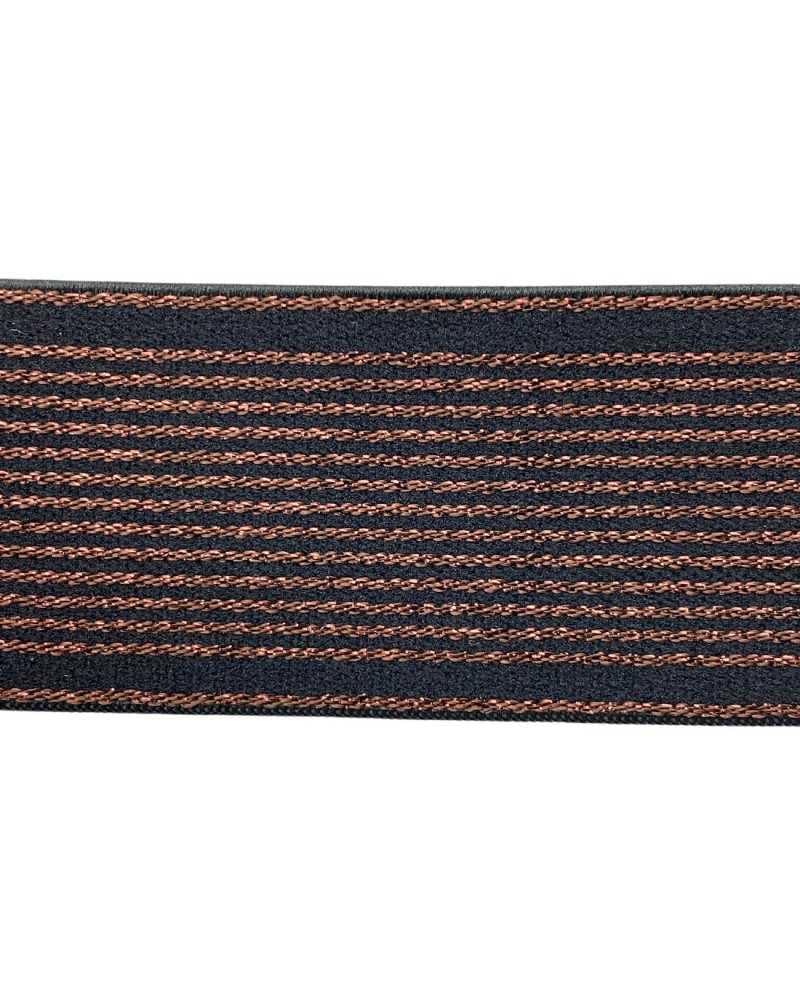 50 Cm Passamaneria Elastico Gonna Riga Lurex Alto 4 Cm