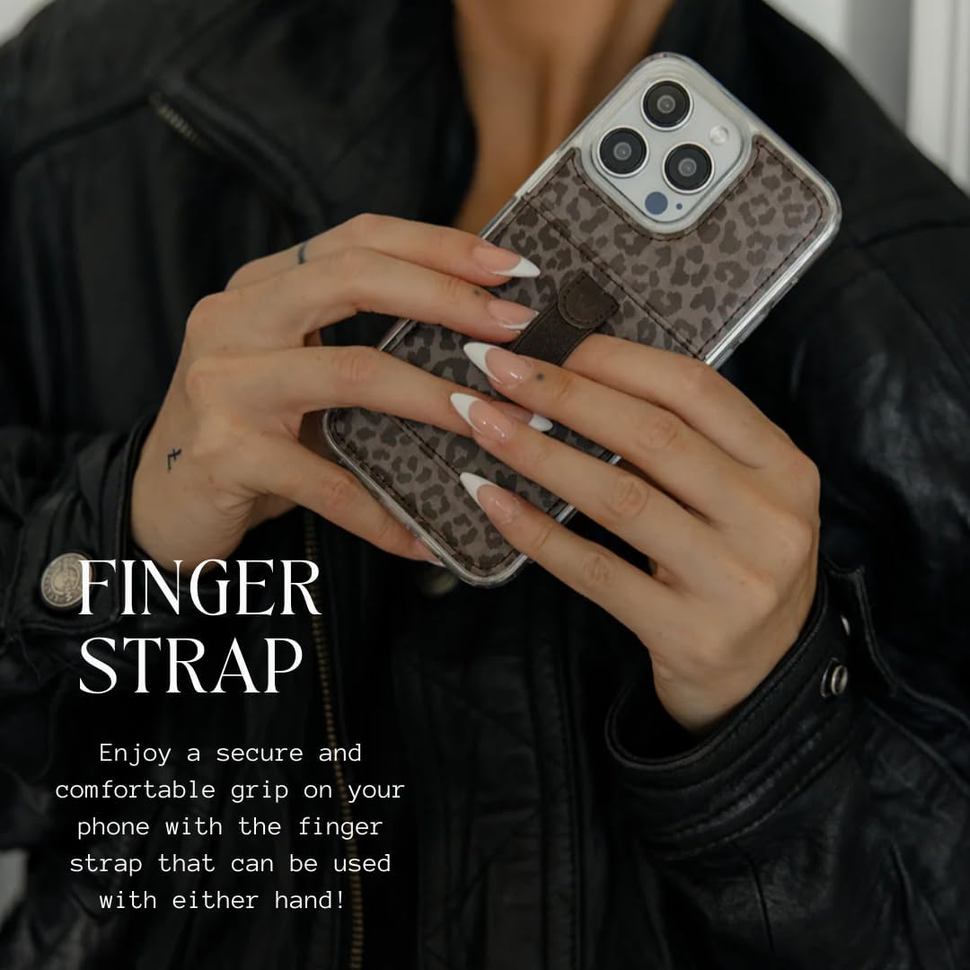 Walli Cases for iPhone 13 Pro Case Aesthetic Sport Wallet Phone Case Card Holder, Securely Holds up to 2 Cards - Cute, Trendy Phone Cover fits iPhone 13 Pro, with Finger Strap