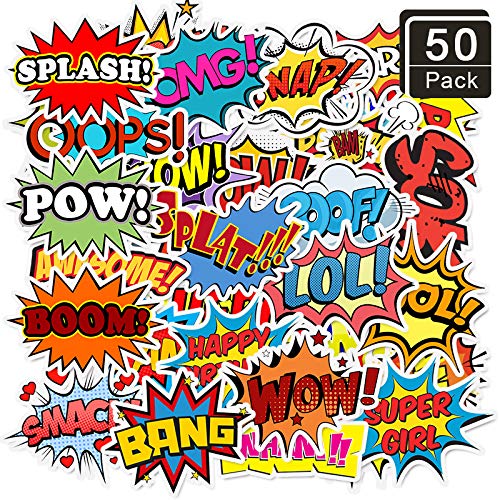 Atp Adt 12Pcs Superhero Slap Bracelet For Kids Boys & Girls - Superhero Birthday Party Supplies Favors - Super Hero Avengers Toys - Comic Super Hero Party Stickers (50 Pack) Carnival Prizes #TOP1