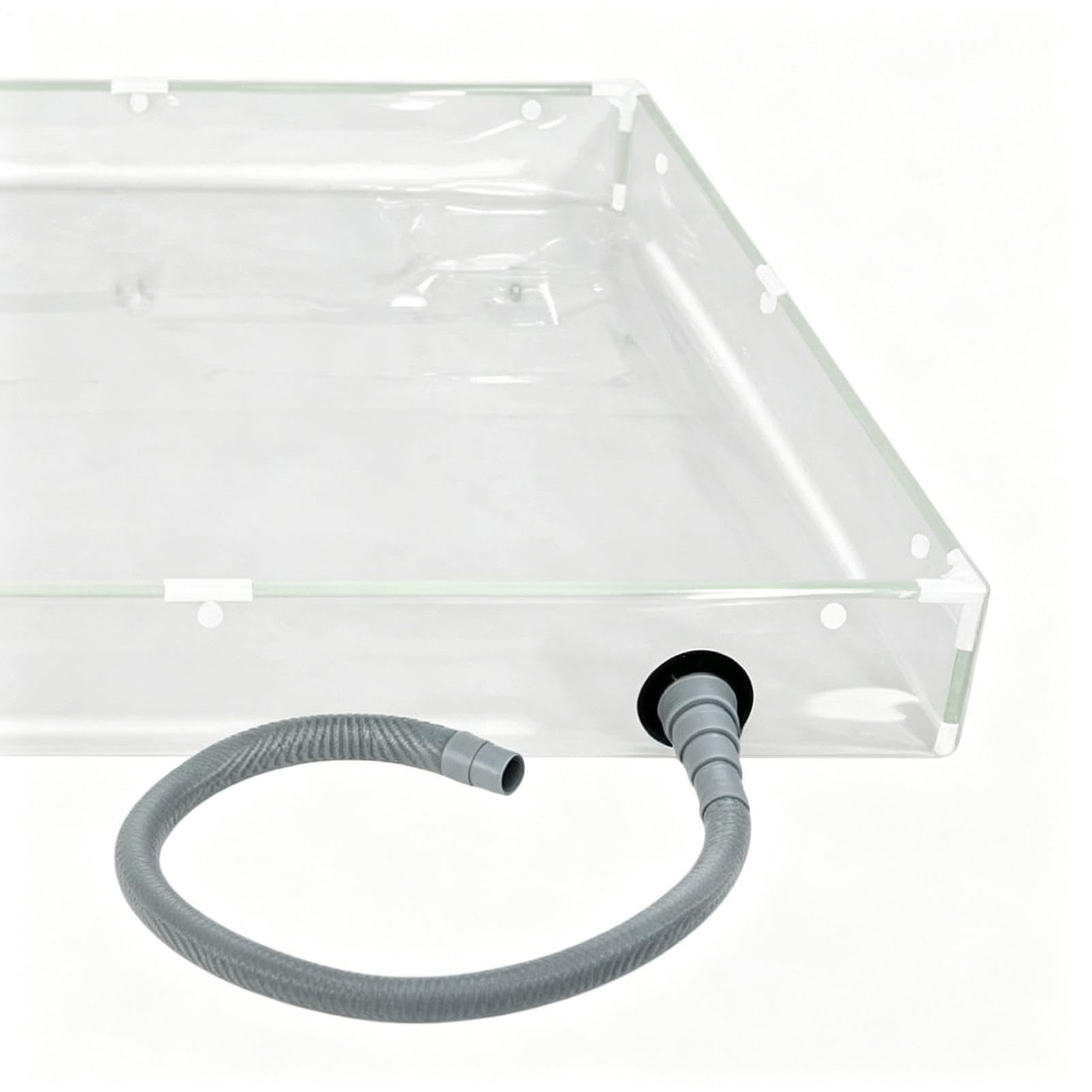 Generisch Plato de ducha portátil, bañera de PVC con manguera de drenaje, base de ducha plegable, para , senderismo, interior, autocaravana, camping, camión