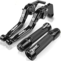 Vista 5 de LIBEIBEI Motorcycle levers Fit for Yamaha XT660XRZ XT660X XT660R XT660Z 2004-2017 Motorcycle Adjustable Folding Brake Clutch Lever Handle Grips End