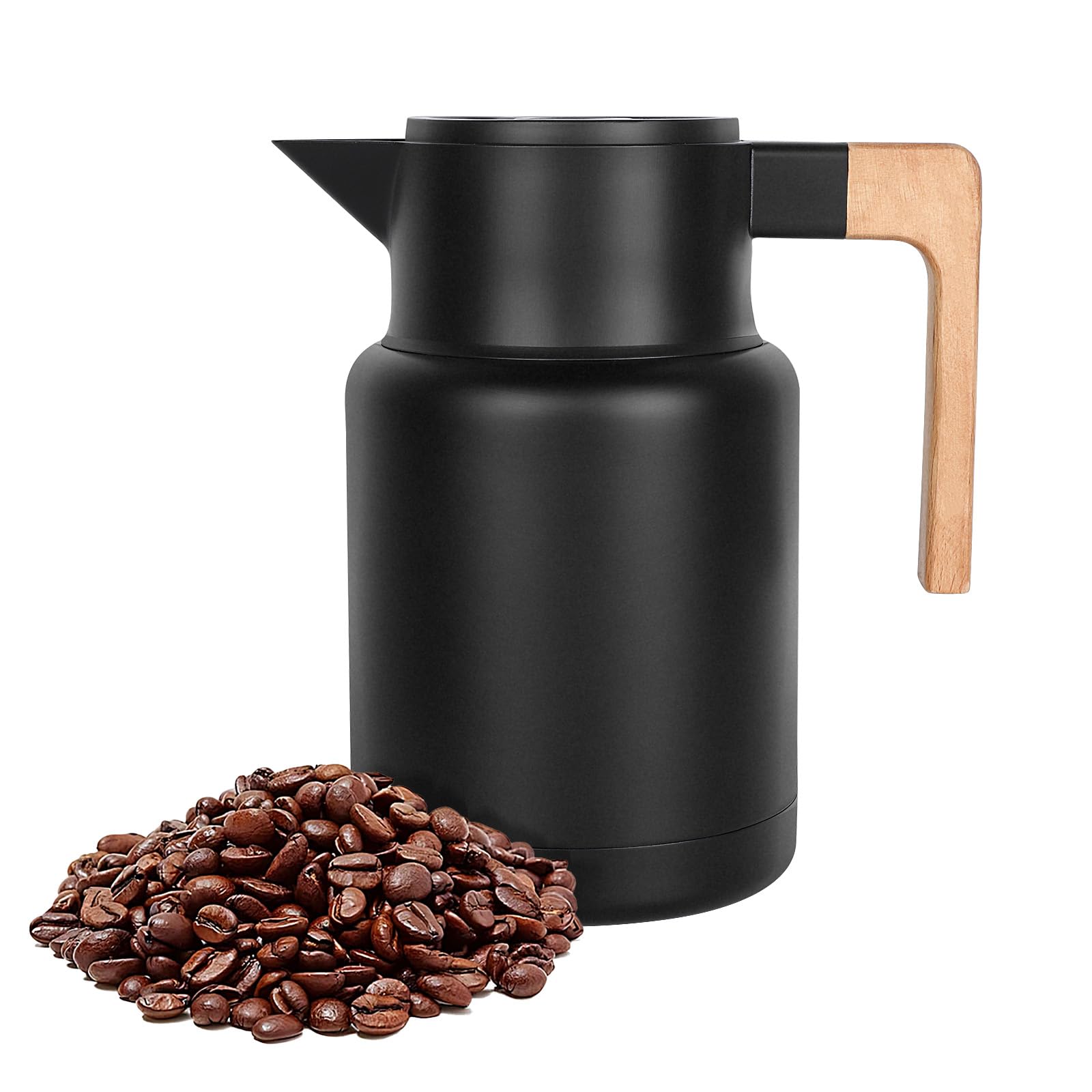 Pichet Isotherme VINATO Thermos Café 1,5L pour des Matins Parfaits au Bureau