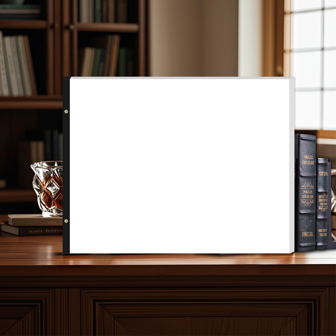 Blocco note grande in carta bianca, 55,9 x 43,2 cm, 50 fogli/100 pagine