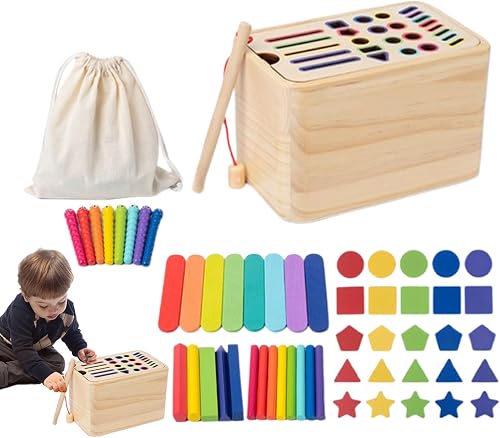Jouet de Tri de Couleurs Sensoriel D'Association Et D'Encastreme 