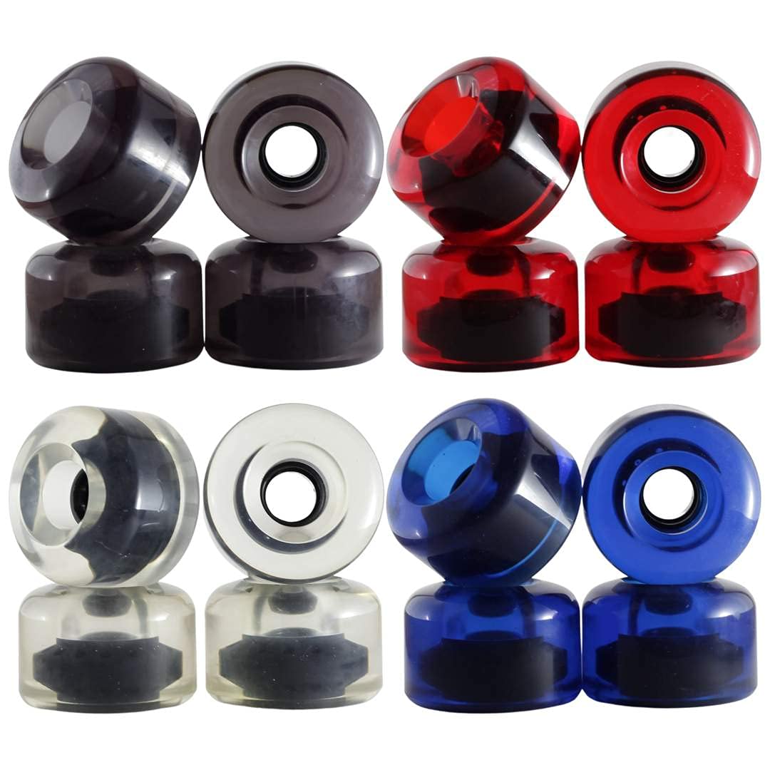 TURBO High Rebound 78A 70mm Longboard Wheels Clear