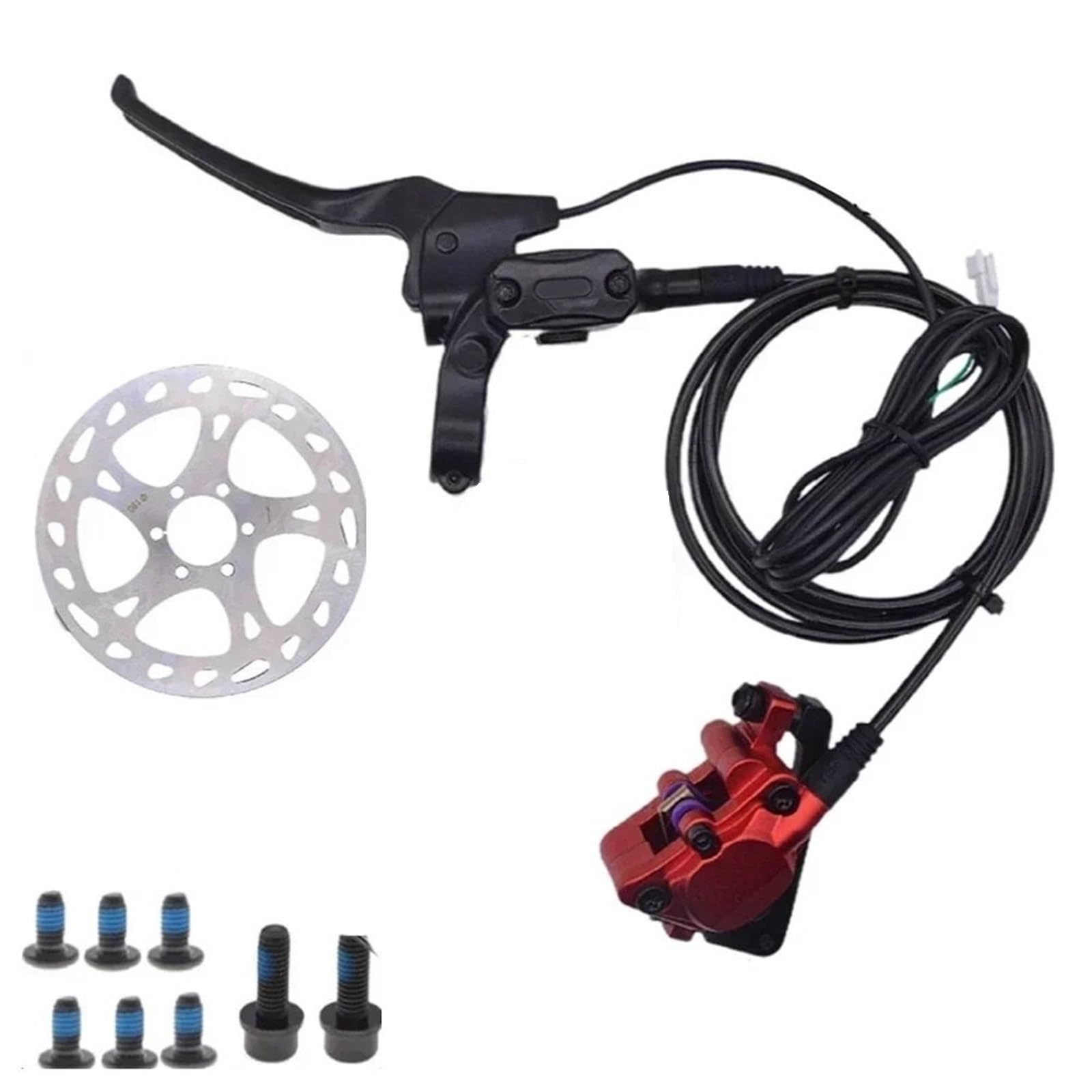Oapncbvy Rear Brake Set Bicycle Caliper Chain Sheet Brake Handle Hydraulic Disc Brake Bike Replacement Shift Sensor Bicycles Rear Brake Drum Bike Rear Brake Drum(Rear Brake Set)
