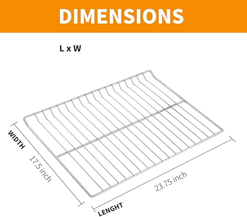 Miniatura 3 de 2 piezas mejoradas WB48T10095 de repuesto para horno GE Stove Oven Parts, AP5665850 para horno GE Range Piezas de horno de acero inoxidable 304,