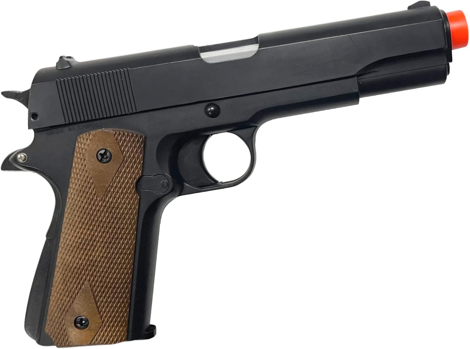 Airsoft Pistol 1911 Non-Blowback Style Full Size Gas Powered 14 Rounds 300 FPS + Free 1000 Bio BBS
