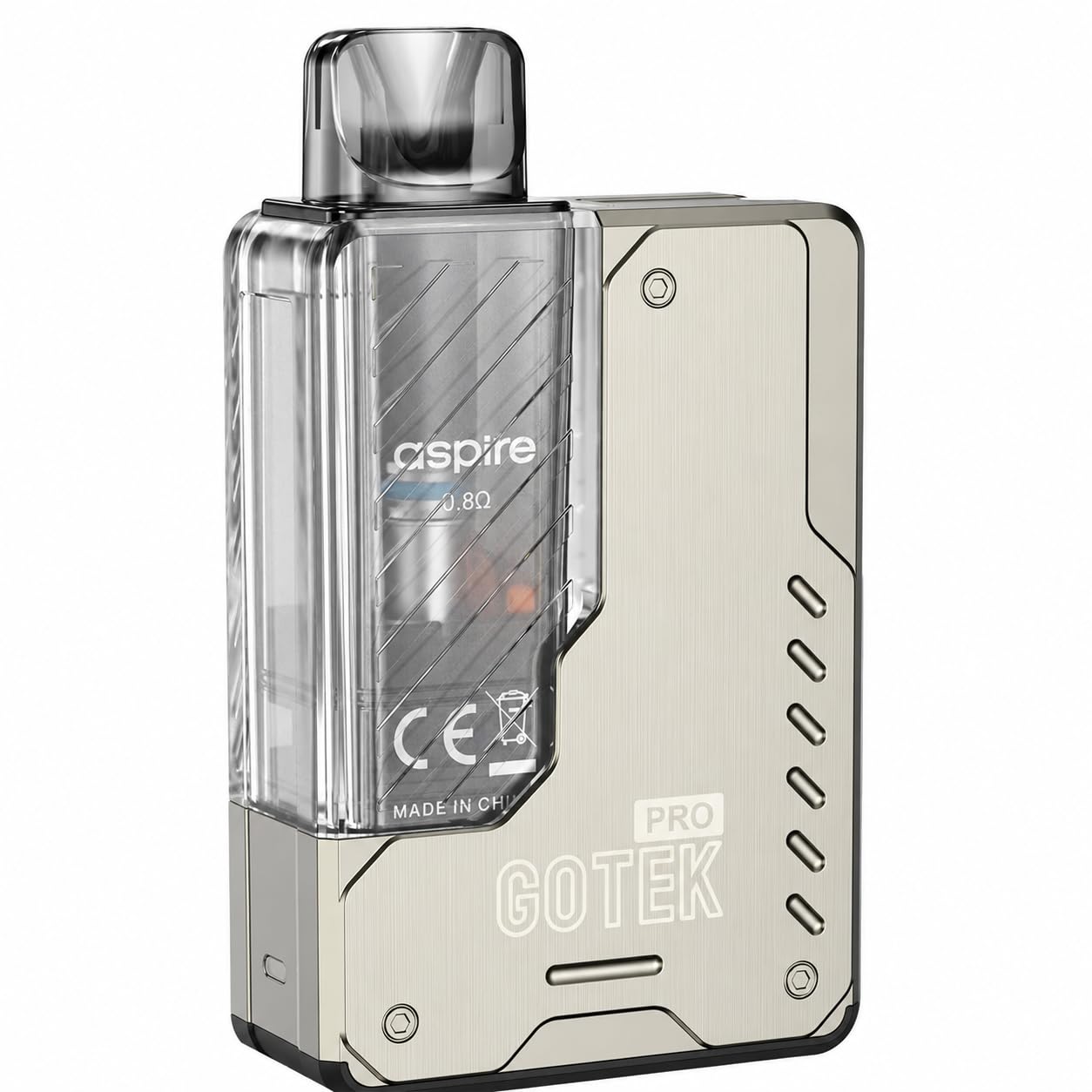 Aspire GOTEK PRO Pod Vape Kit [Titanium] Refillable Rechargeable