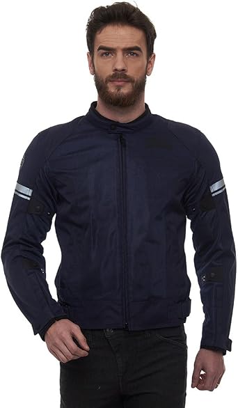 Royal Enfield Pushkar Men's Riding Jacket, Motorcycle Full Body Protective Gear, Armored Touring & Adventure Biker Jacket