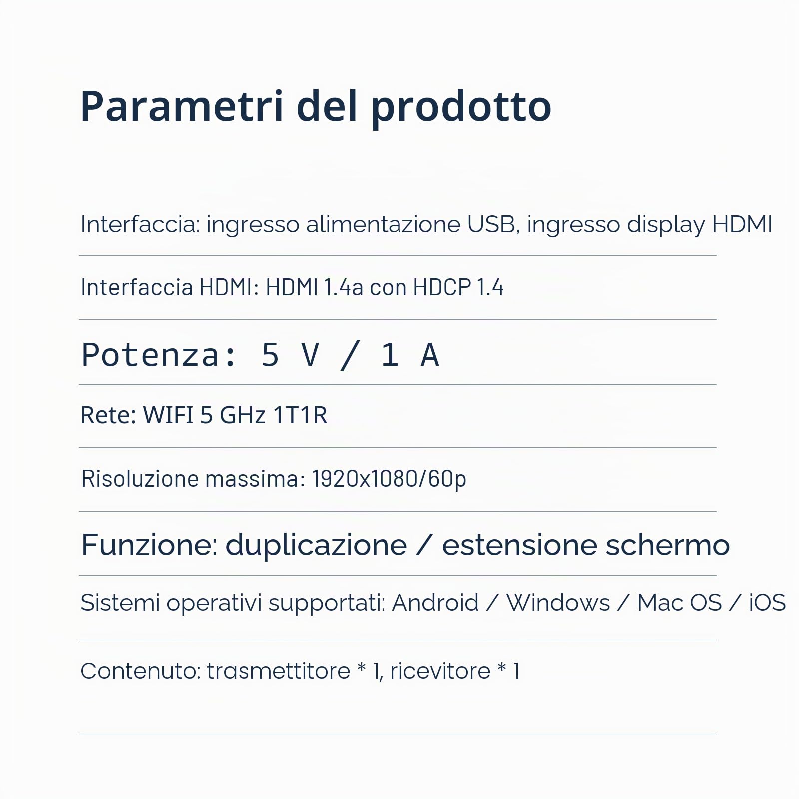 EDUP Trasmettitore e Ricevitore HDMI Wireless, Plug & Play 1080P Full HD HDMI Wireless Extender per Trasmettere Audio e Video HD a Monitor/Laptop/PC/TV Box/Proiettore, H DMI Trasmissione Radio