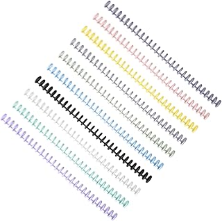 GATHINESS 10 Peças Anel De Folhas Soltas Grampos Anéis De Folhas Soltas Organizador De Receitas Fichário Colorido Anéis De Folhas Soltas Anéis De Folhas Soltas De Escritório Anel De