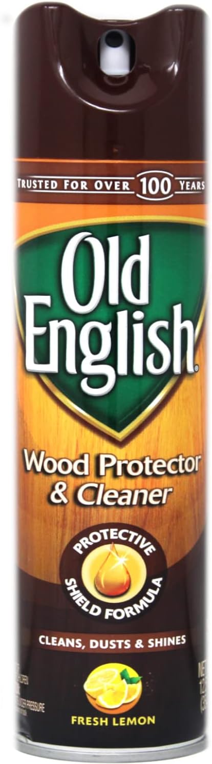 Old English Furniture Polish Spray, Lemon 12.50 oz (Pack of 5)