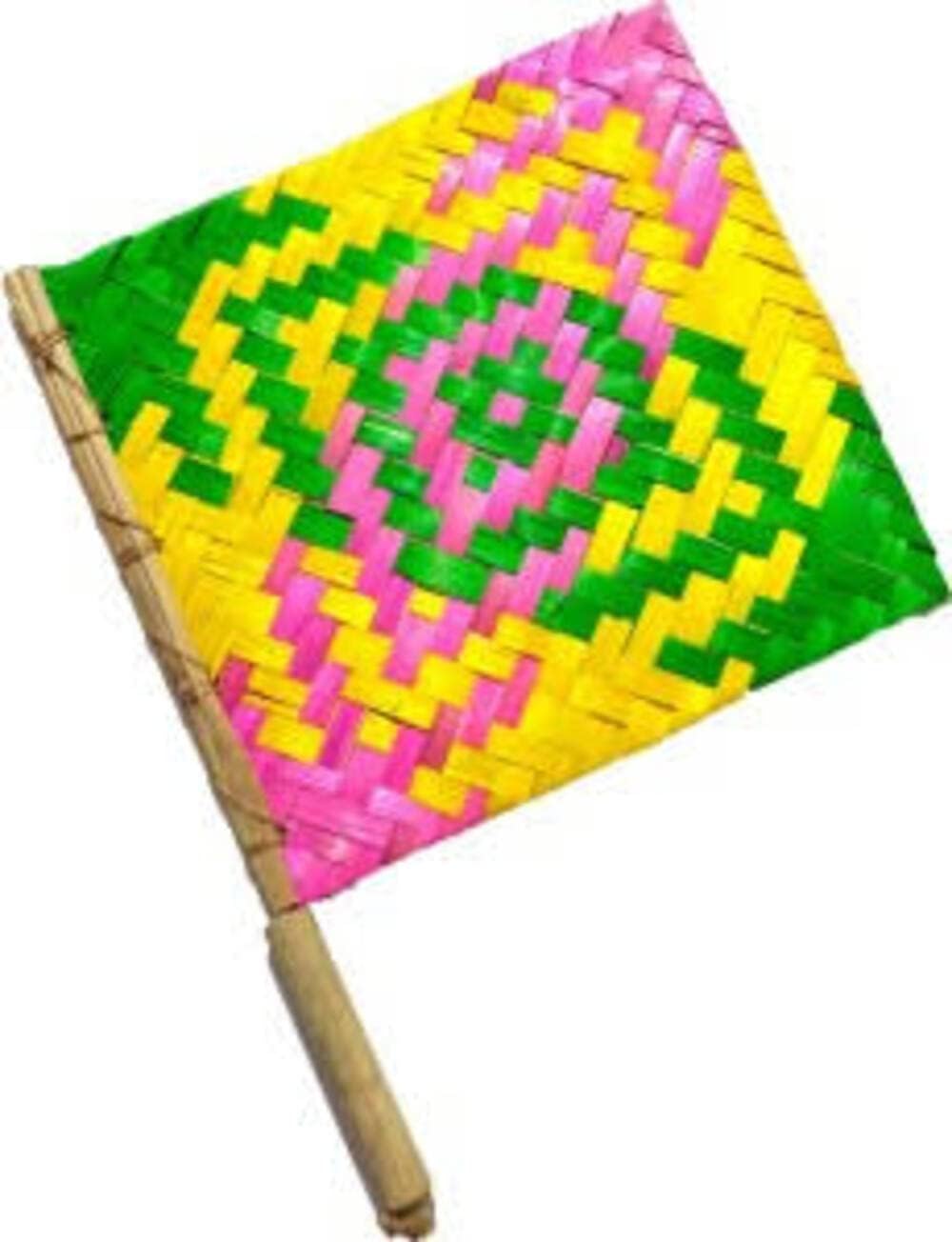 Handmade Bamboo Hand Pankha – Traditional Eco-Friendly Palm Leaf Pankha for Cooling & Pooja Use