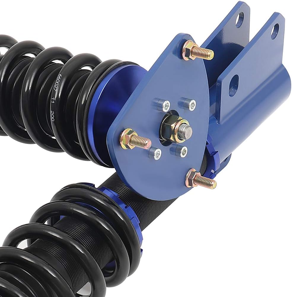 Coilover Struts Suspension Kit Coilover Shocks Full Set Adjustable Replacement Assemblies Parts AUTOMOTO for 2004-2006 for Scion xB - Blue