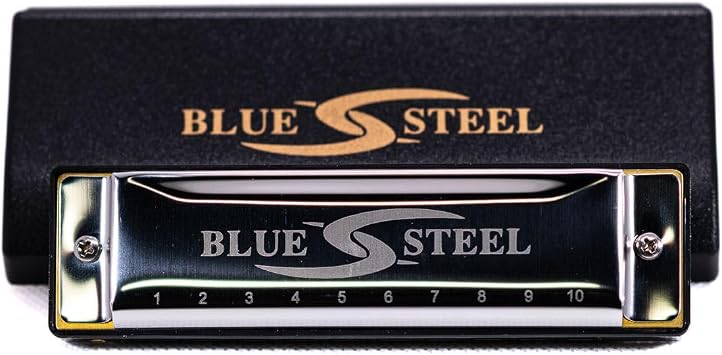 Bushman Blue Steel Harmonica A