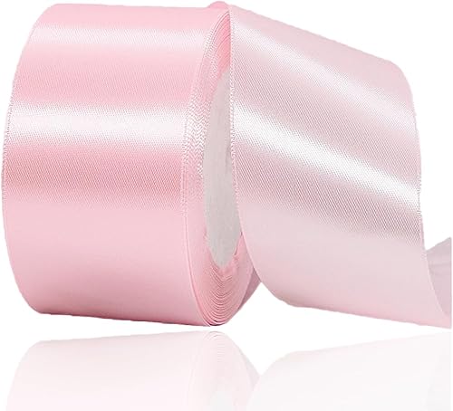 Miniatura 100 de Cinta dorada para envolver regalos, cinta de satén de 1 pulgada x 25 yardas para manualidades, fabricación de lazos para el cabello, coronas, ramos