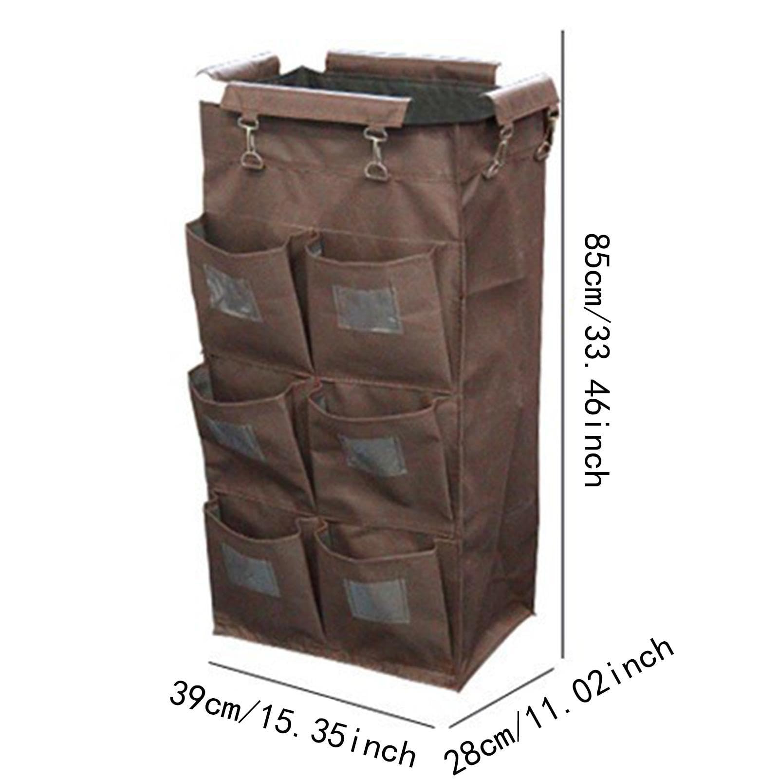 perfk Bolso de carrito de limpieza bolso de servicio de carro de hotel, 85cm B