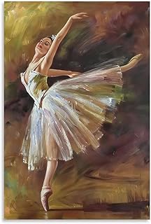 Edgar Degas Ballet Dancer Poster Canvas Prints for Room Aesthetic Wall Art Bedroom Posters Paint Walls Dining Room Decor 12x18inch(30x45cm)
