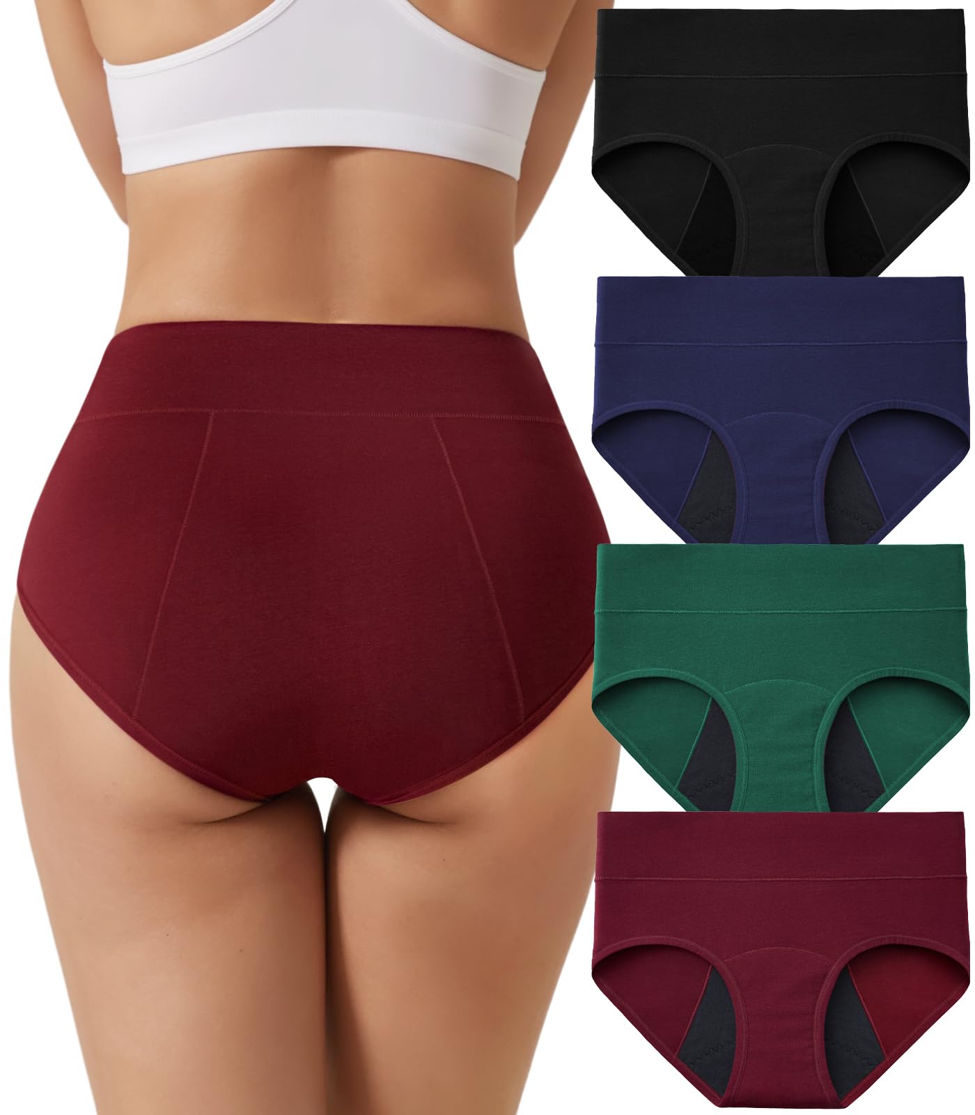 ACEJUNE Period Underwear 4-Pack