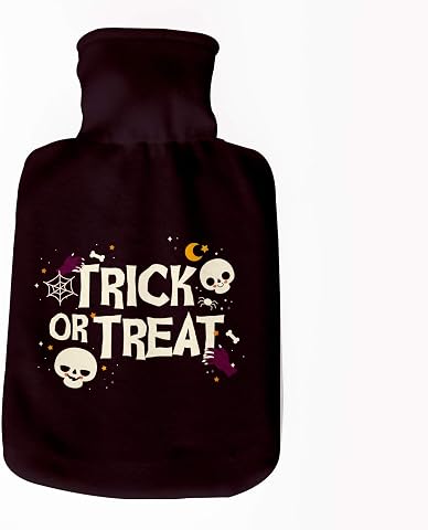 Hediyesepeti Arkadaşa Hediye Halloween Tasarımlı Sıcak Su Torbası - Tasarım Kılıflı Termofor - El Ayak Isıtıcı