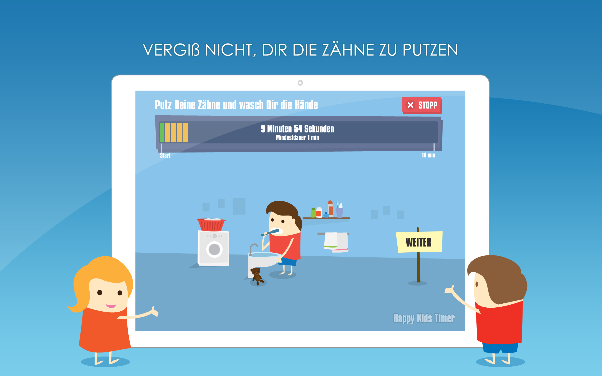 Happy Kids Timer - Lern- und Motivations-App für Kinder, die ihnen bei ...