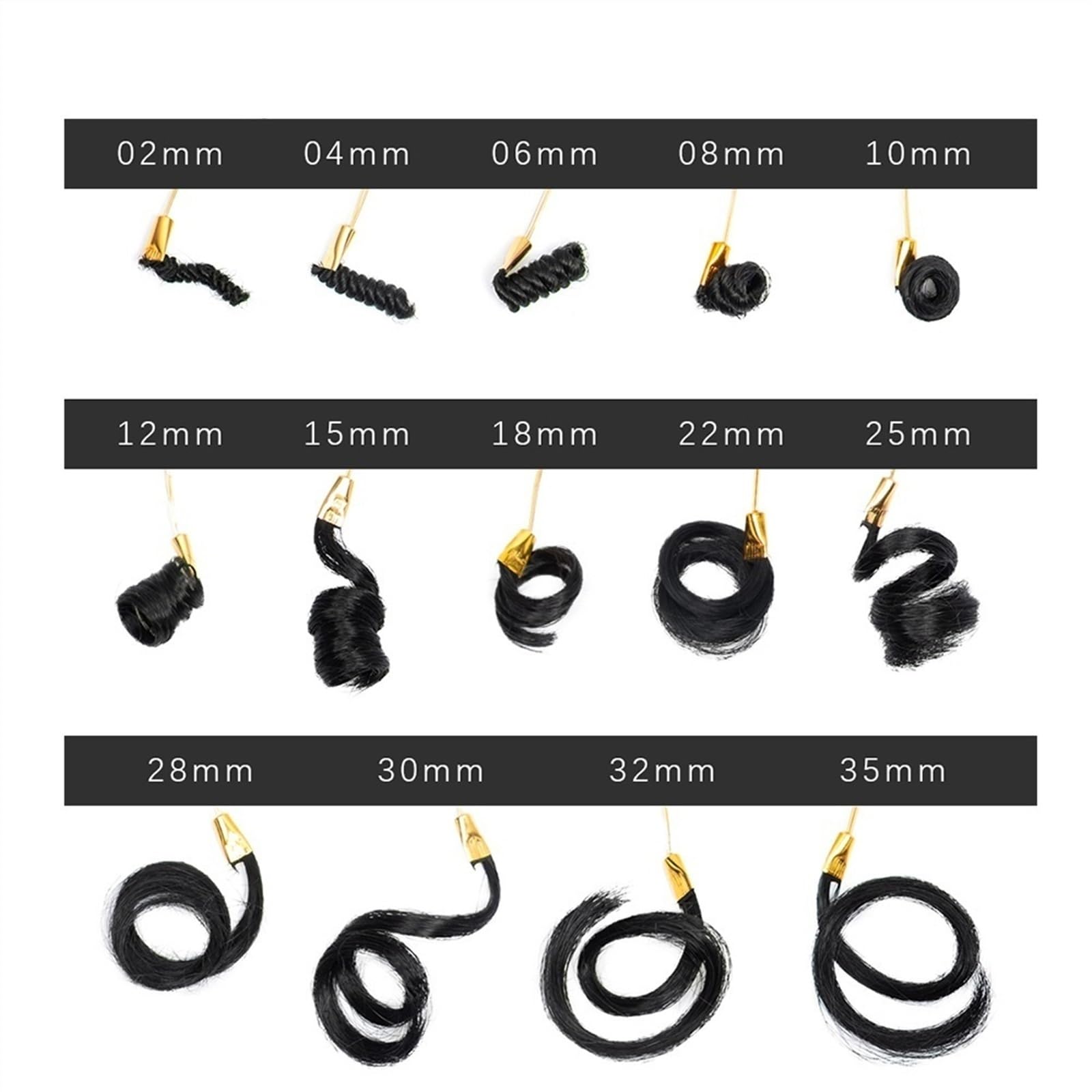 Parrucca per Coprire La Calvizie, Toupet Afro per Uomo, Spessore 0,12-0,14 Mm, in Pelle Pu Integrale con Parte Anteriore Smerlata, Toupet da Uomo, Riccioli da 15 Mm, Base（15Mm Curl-#1B-7X9）