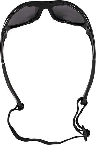 Miniatura 4 de Birdz Anteojos Seahawk - Gafas de seguridad para deportes acuáticos, para deportes acuáticos, monturas negras + lentes de espejo ReflecTech moradas